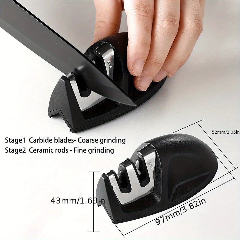 Kitchen Knife 7-piece Set, Black Professional Stainless Steel