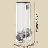 Wall-mounted soap dispenser cup designed