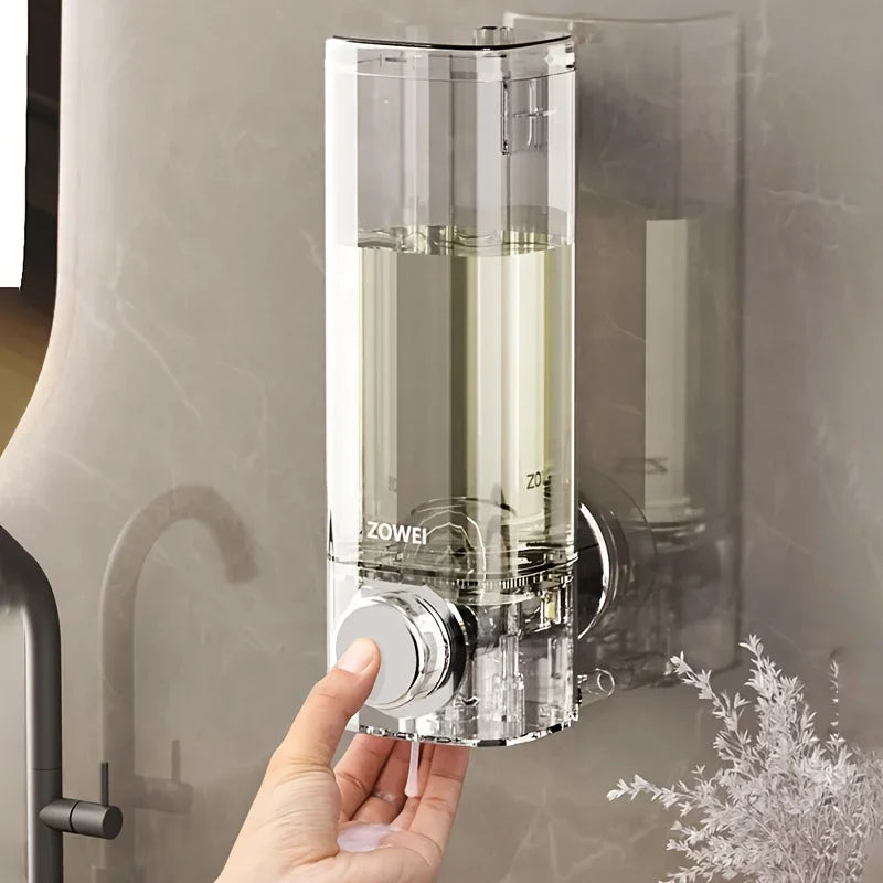 Wall-mounted soap dispenser cup designed