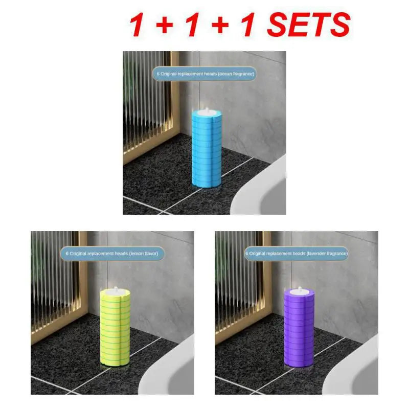Disposable Toilet Brush Cleaner With Long Handle