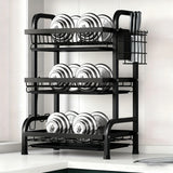 Vertical Multi-Tier Kitchen Countertop Organizer Dish Rack