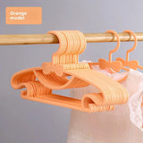 Non-Slip Plastic Baby & Kids Clothes Hangers Set 10PCS