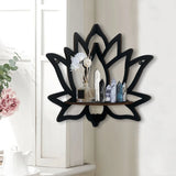 Wooden Lotus Hollow Decorative Rack Aromatherapy Organiser Holder