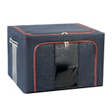Storage Box Steel Frame Folding Household Clothes Organizer