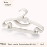10-Piece Kids Pastel Clothes Hangers Set with Integrated Skirt Clips