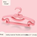 10-Piece Kids Pastel Clothes Hangers Set with Integrated Skirt Clips