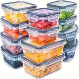 Microwave-Safe Plastic Food Storage Container Set – Leakproof Kitchen Organiser
