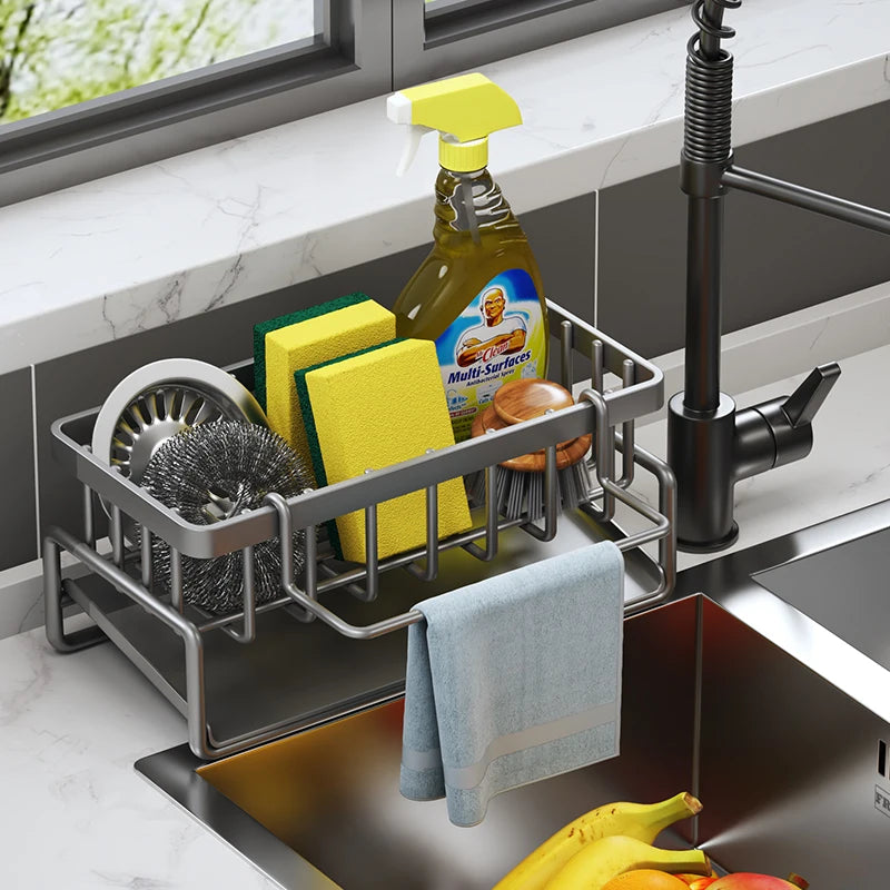 Premium Steel Kitchen Sink Organizer
