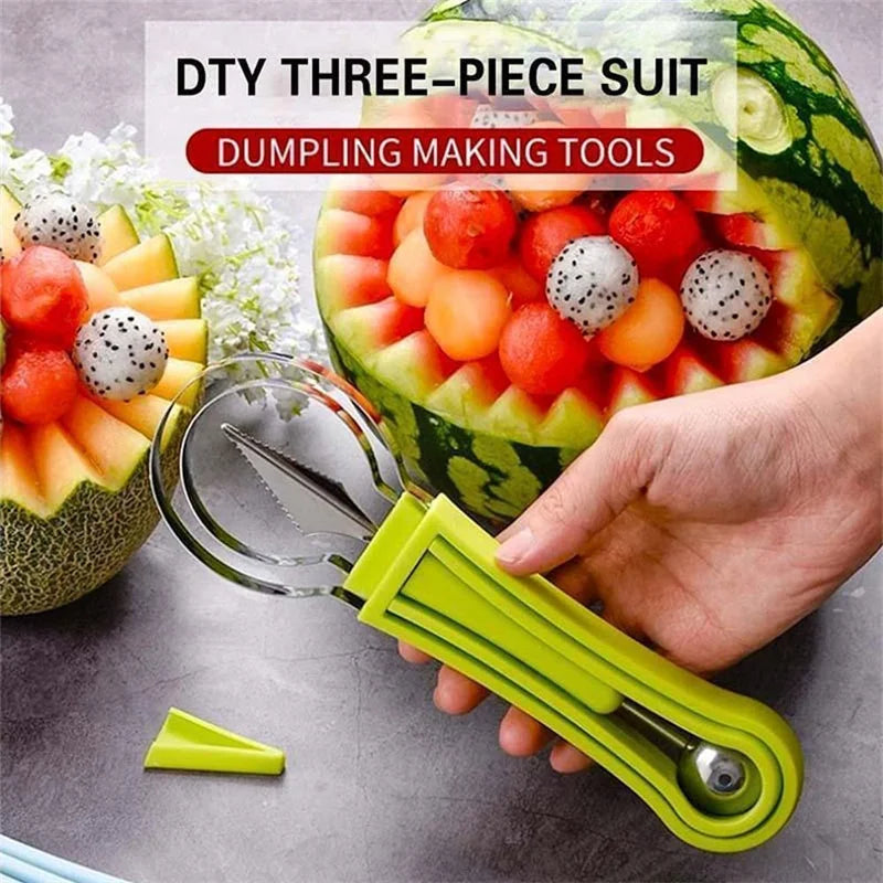 Melon Scoops Fruit Cutting Slices Kitchen Tool
