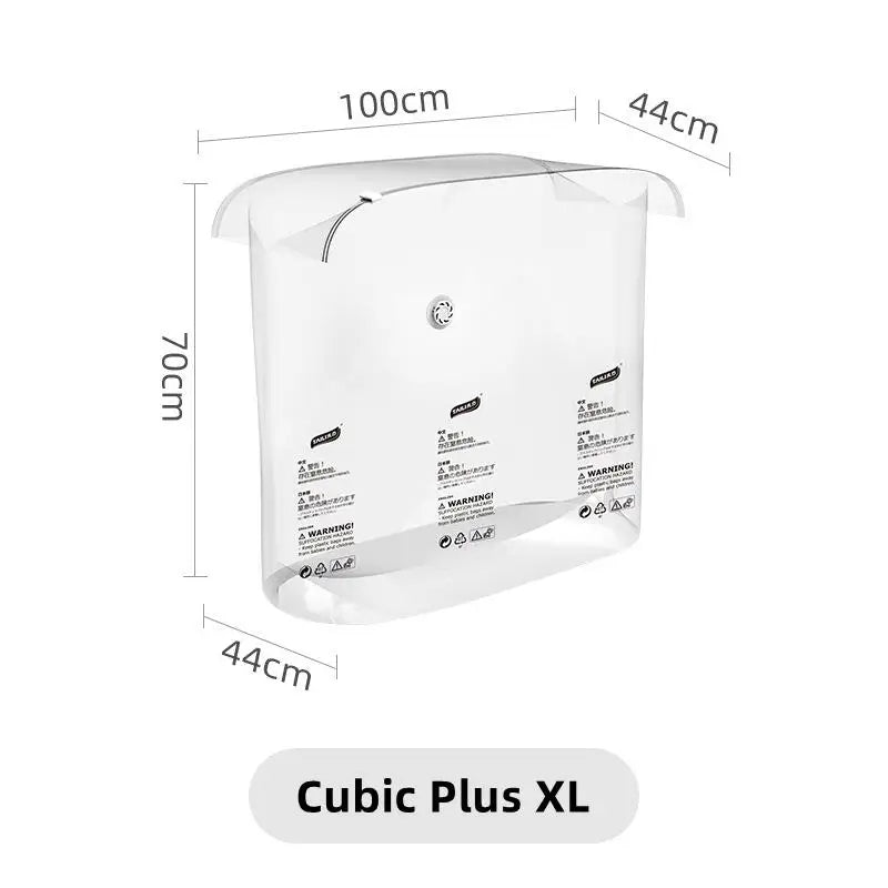 Home Storage Vacuum Bags for Storing Clothes Blankets No Pump Need