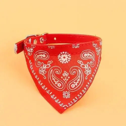 Cat Collar Lovely Adjustable Size Triangular Tie Scarf