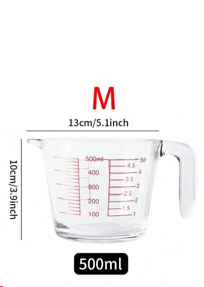 Heat Resistant Glass Measuring Cup for Cooking
