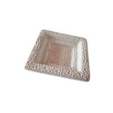 Minimalist Textured Cement Decorative Square Tray 4.5 inch