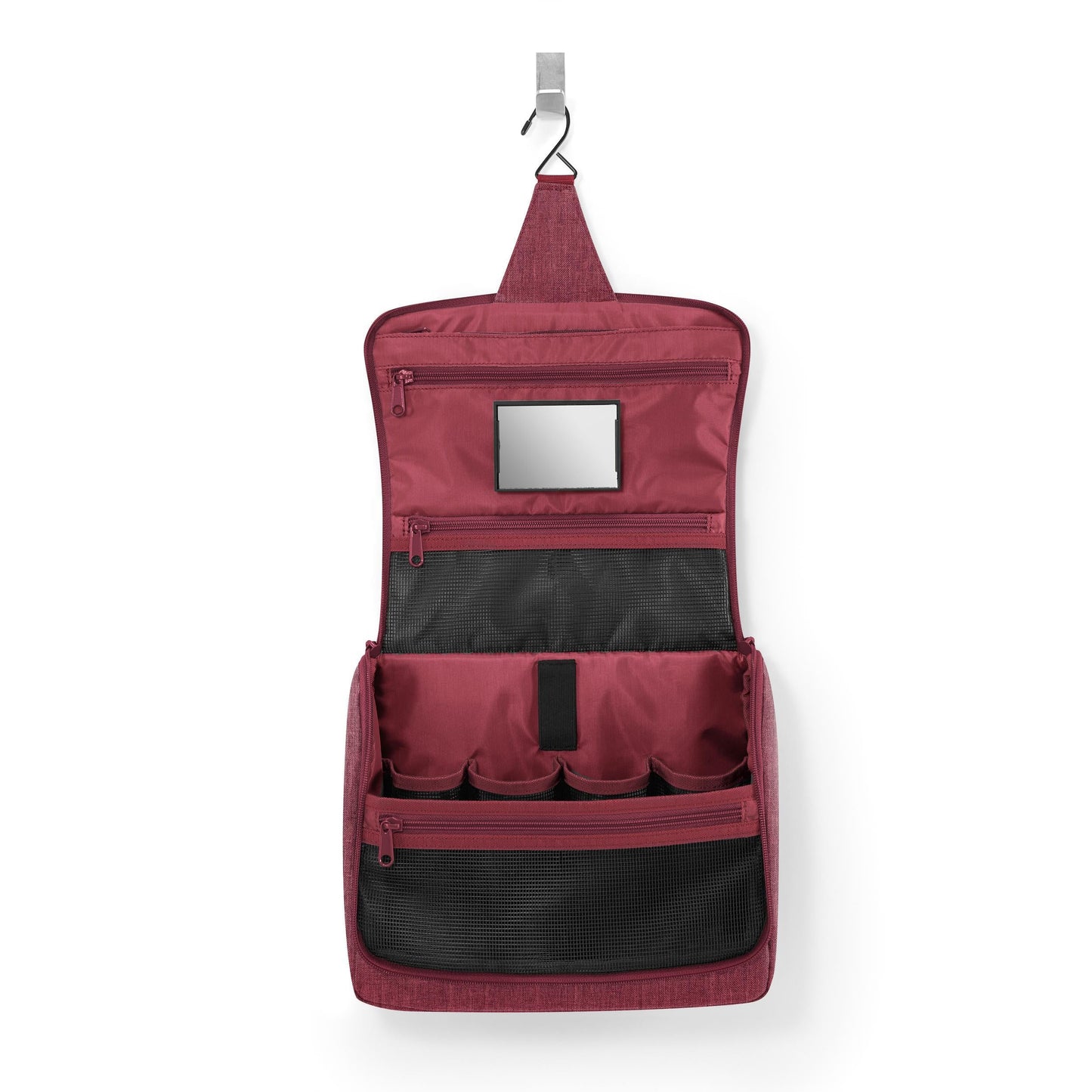 Reisenthel Toiletbag XL Twist Maroon Large Hanging Travel Organizer