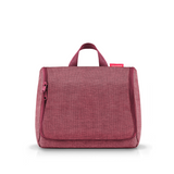 Reisenthel Toiletbag XL Twist Maroon Large Hanging Travel Organizer