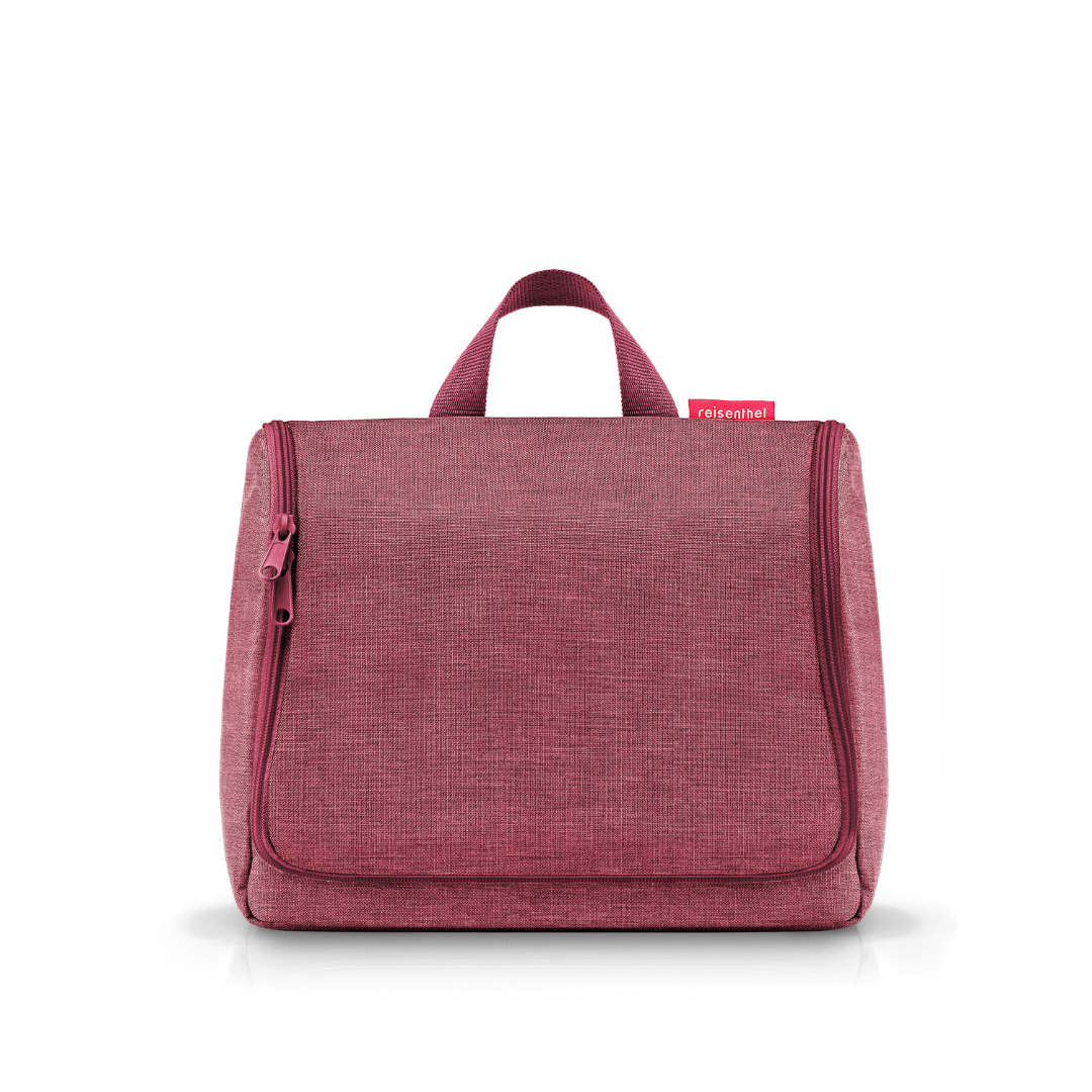 Reisenthel Toiletbag XL Twist Maroon Large Hanging Travel Organizer