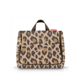 Reisenthel Toiletbag XL Leo Macchiato – Large Hanging Travel Organizer