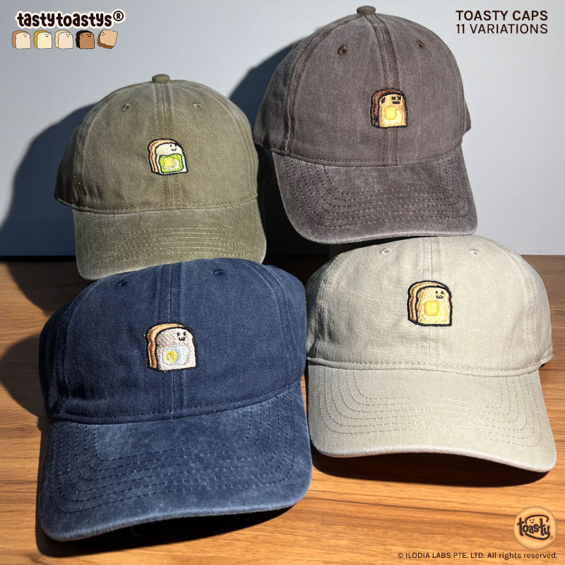 TastyToastys® Washed Cotton Baseball Cap