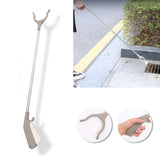 40cm Stainless Steel Grabber Reacher Tool – Non-Slip Grip, One-Hand Operation