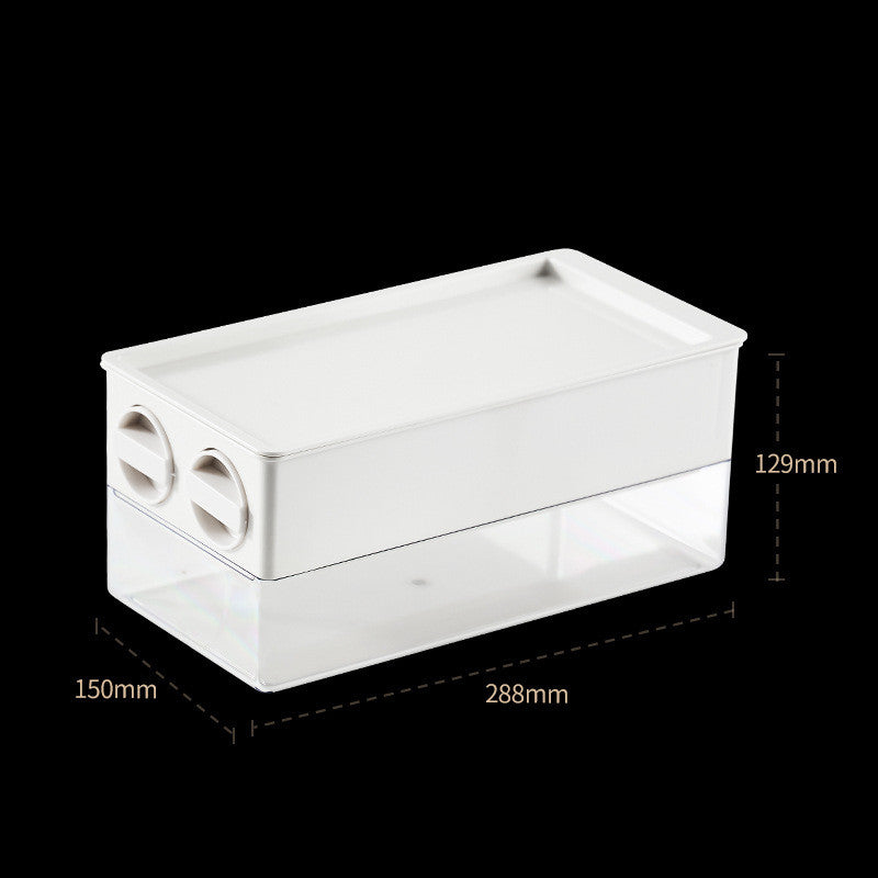 Twist Ice Cube Refrigerator Large Capacity Storage Box