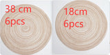 Western-style Placemat Home Placemat Coasters Heat Proof Mat