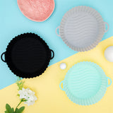 5PCS Air Fryer Silicone Baking Tray Round Shape