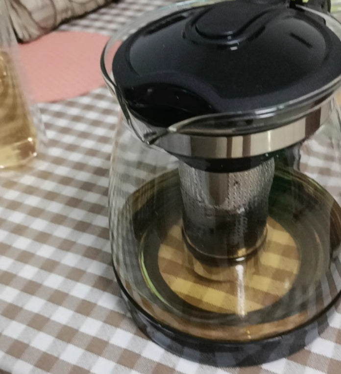 2000ml Large Borosilicate Glass Teapot with Filter