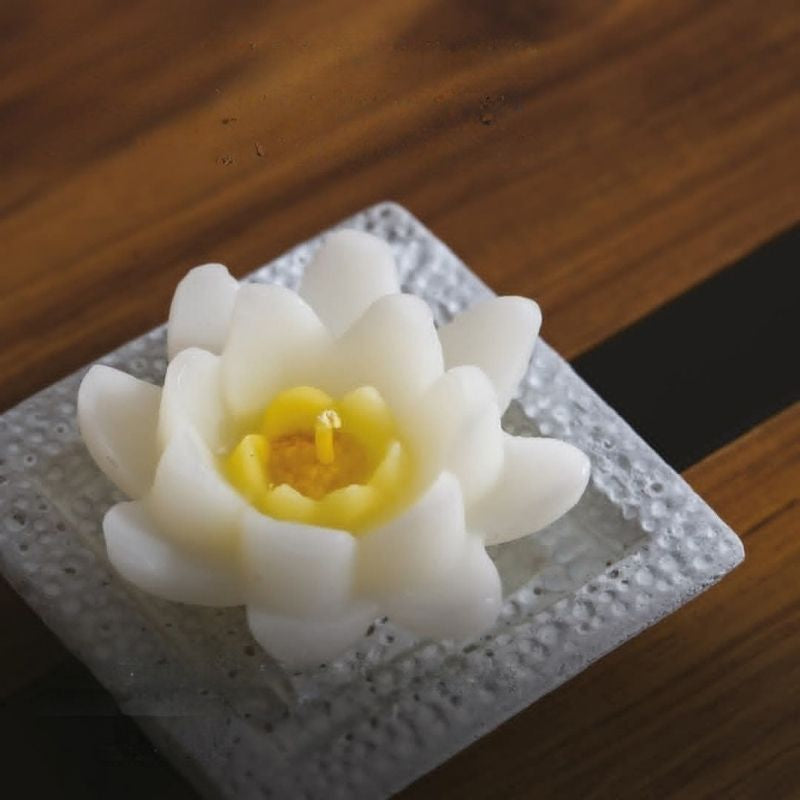 Minimalist Textured Cement Decorative Square Tray 4.5 inch