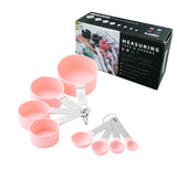 8-Piece Professional Measuring Cups & Spoons Set - Stainless Steel Handles