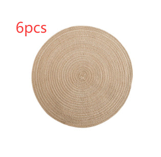 Western-style Placemat Home Placemat Coasters Heat Proof Mat
