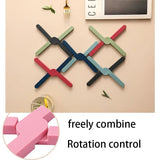 Silicone X Shaped Heat Resistant Foldable Pot Pan Mat