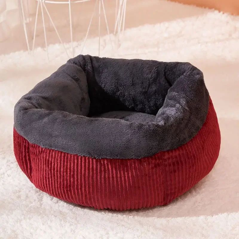 Donuts Cat Sofa Bed Cozy Circular Basket Kitten Puppy