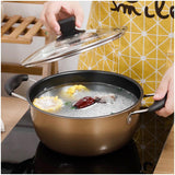 3PCS Set of Pot Kitchen Cookware Cooking Pots