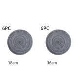Western-style Placemat Home Placemat Coasters Heat Proof Mat