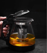 2000ml Large Borosilicate Glass Teapot with Filter