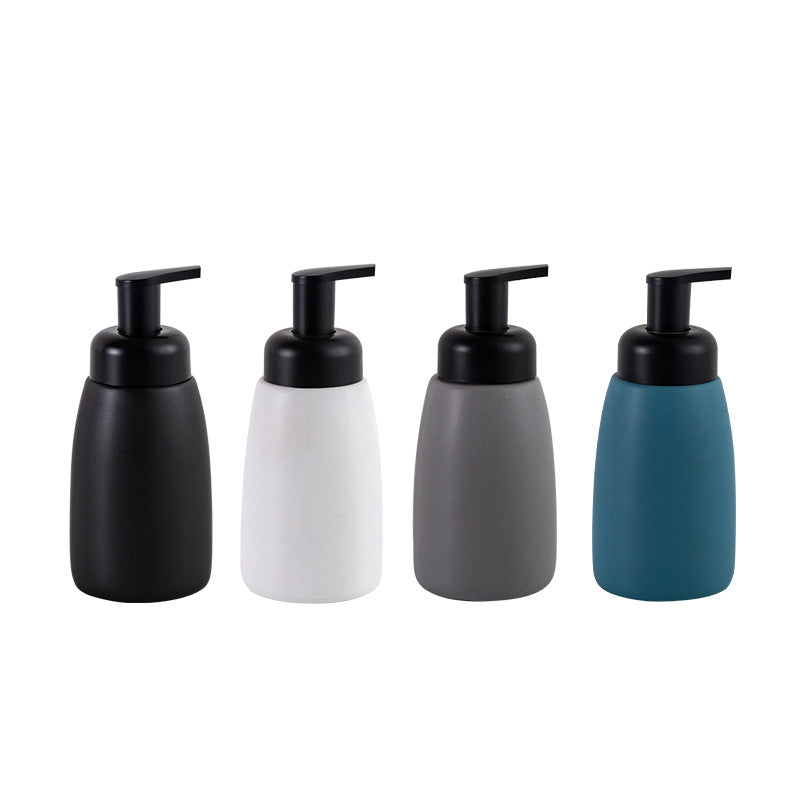 Ceramic Hand Soap Dispenser Manual Press 320 ml