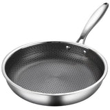 Stainless Steel Honeycomb Non-Stick Frying Pan