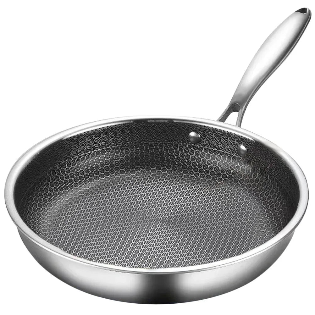 Stainless Steel Honeycomb Non-Stick Frying Pan
