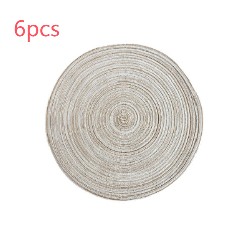 Western-style Placemat Home Placemat Coasters Heat Proof Mat