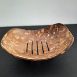 Handcrafted Coconut Shell Soap Dish