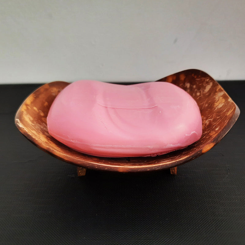 Handcrafted Coconut Shell Soap Dish
